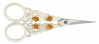 Golden Bloom Embroidery Scissors - 4.5