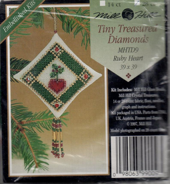 Mill Hill Treasured Ruby Heart