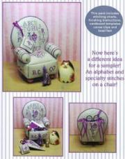 The Cat's Whisker's  Peacock Stitching Chair