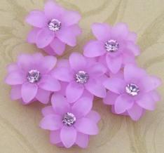 Swarovski Crystals Fashion flower sliders #2 (6)