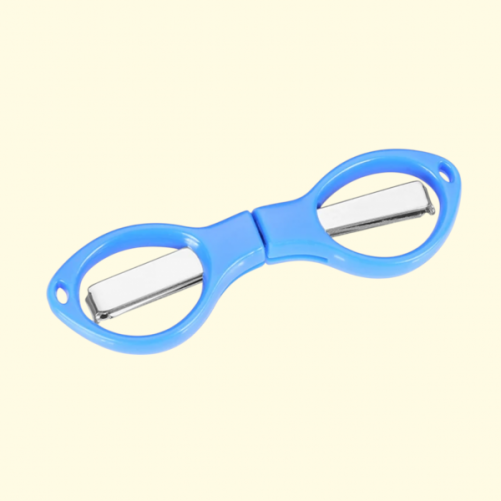 Travel Folding Scissors - Blue