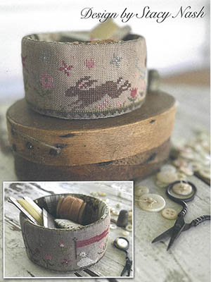 Stacy Nash Primitives Spring Parade Sewing Basket