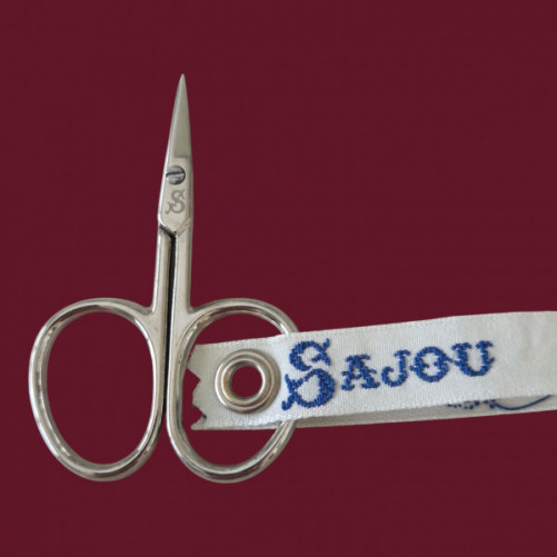 Sajou 2.5" Nickel-Plated Miniature Embroidery Scissors - Changey