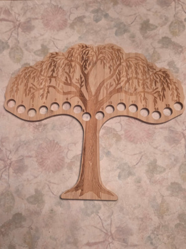 Willow Tree Wooden Thread Holder - Prototype