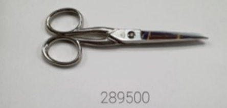 Dovo 200-353 Gold Embroidery Scissors Scallops 3-1/2