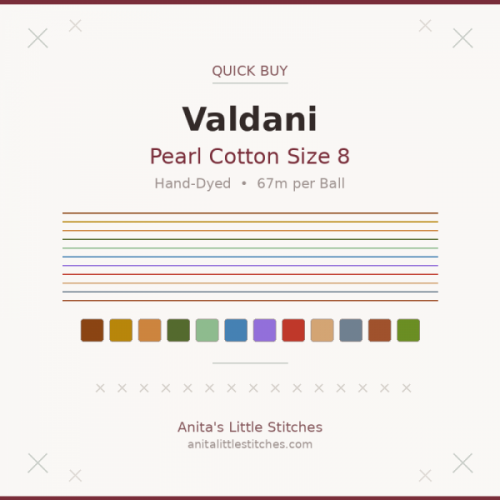 Valdani Pearl Cotton 8 Quick Buy