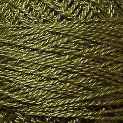 Valdani Pearl Cotton 12 190 Rich Olive Green Medium