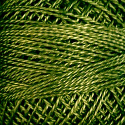 Valdani Pearl Cotton 12 823 Olive Green Dark
